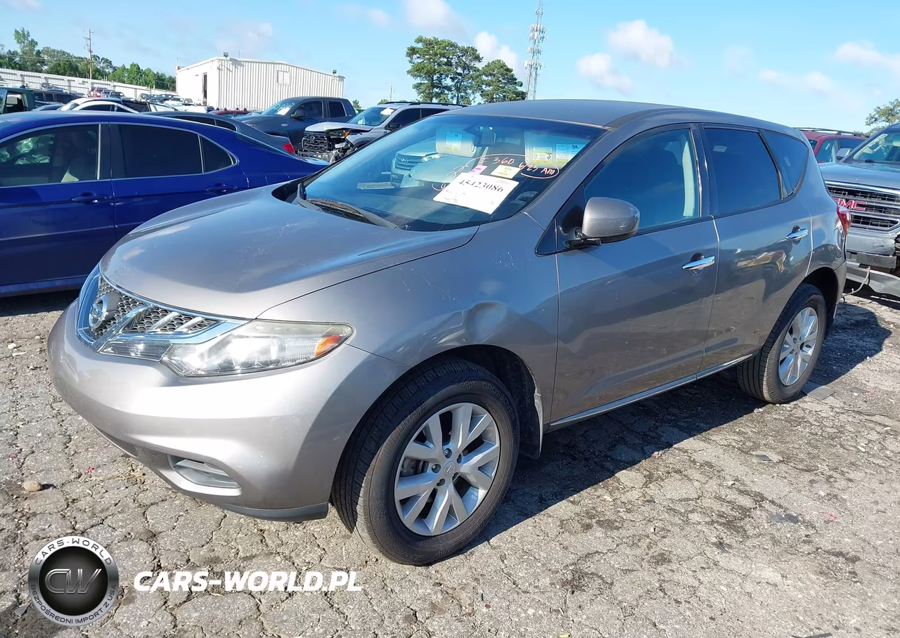 2012 Nissan Murano S VIN:JN8AZ1MU7CW108800 - 2