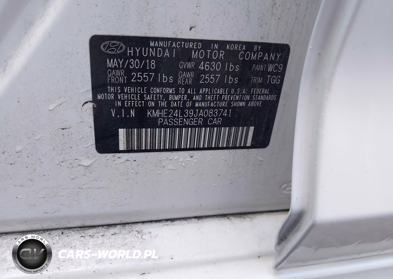 2018 Hyundai Sonata Hybrid Se VIN:KMHE24L39JA083741 - 9