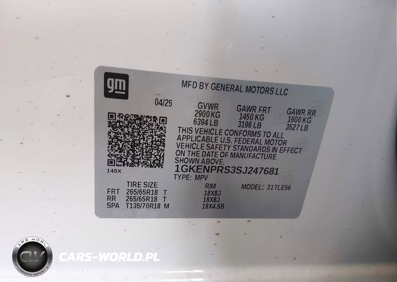 2025 GMC Acadia Awd At4 VIN:1GKENPRS3SJ247681 - 9