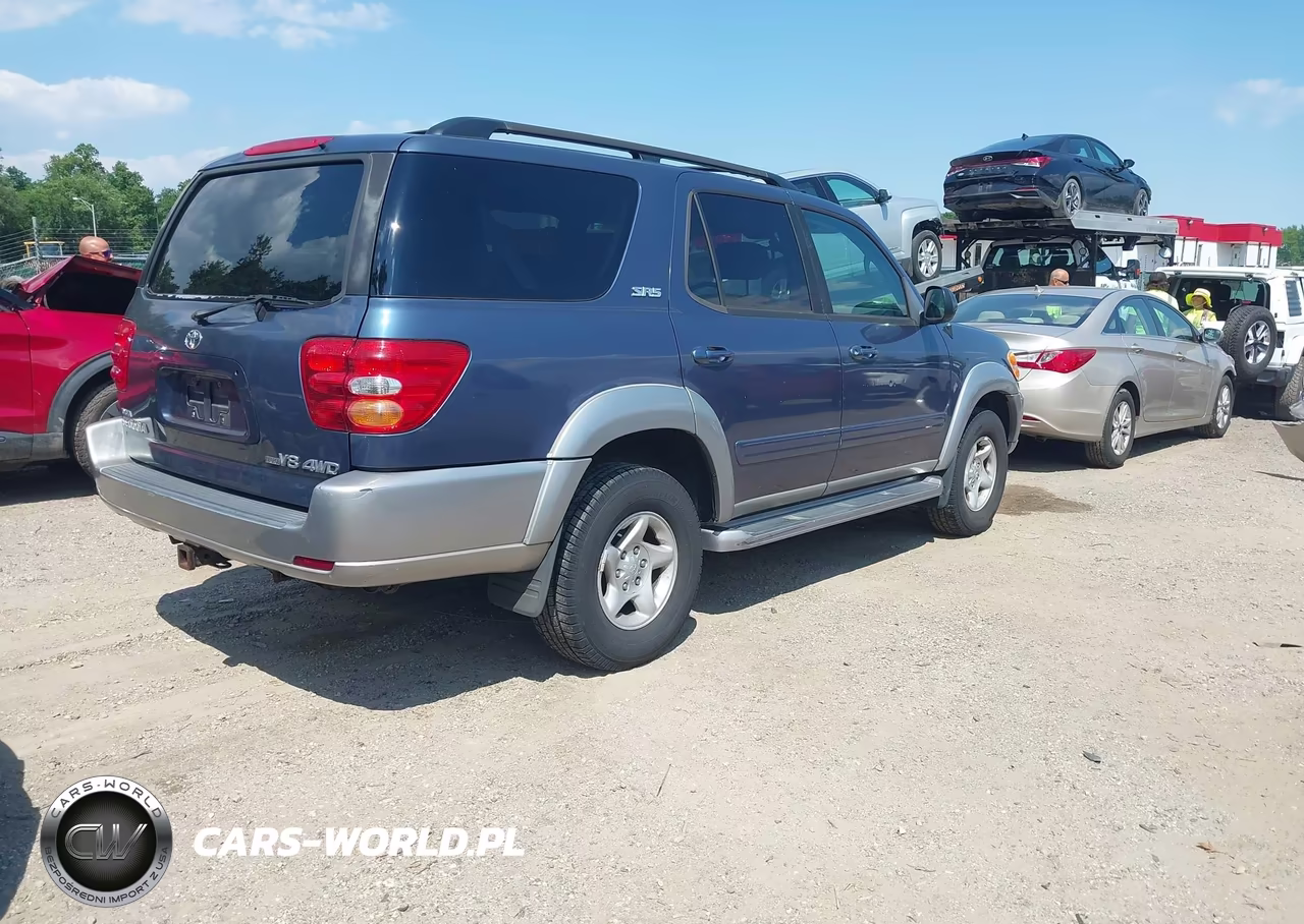 2002 Toyota Sequoia Sr5 V8 VIN:5TDBT44A42S125674 - 4