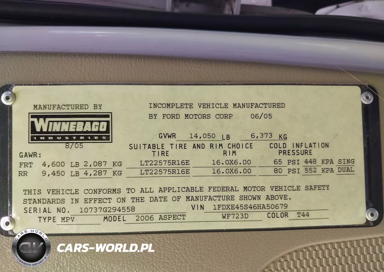 2006 Ford E-450 Cutaway VIN:1FDXE45S46HA50679 - 8