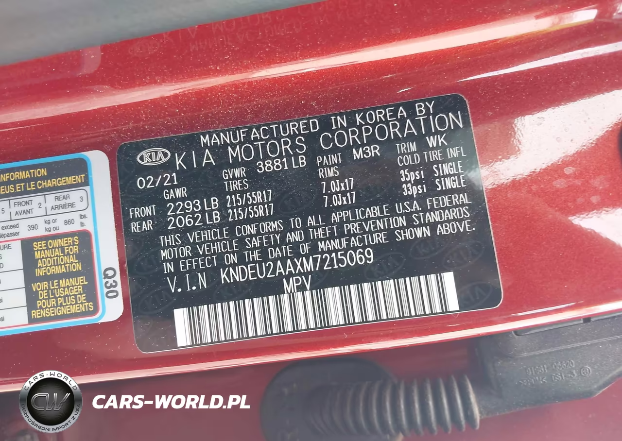 2021 Kia Seltos S VIN:KNDEU2AAXM7215069 - 9