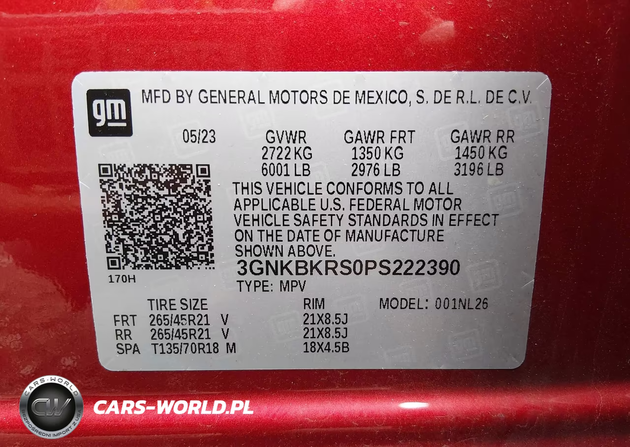 2023 Chevrolet Blazer Awd Rs VIN:3GNKBKRS0PS222390 - 9
