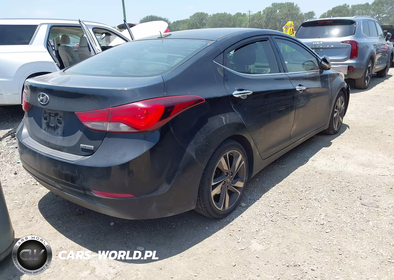2015 Hyundai Elantra Limited VIN:5NPDH4AE1FH567129 - 4