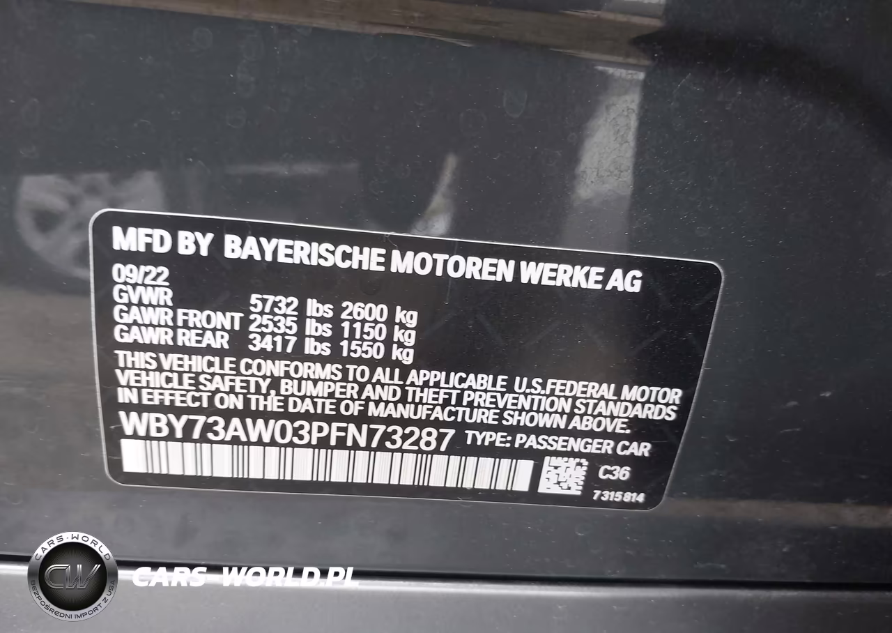 2023 BMW I4 Edrive40 VIN:WBY73AW03PFN73287 - 9