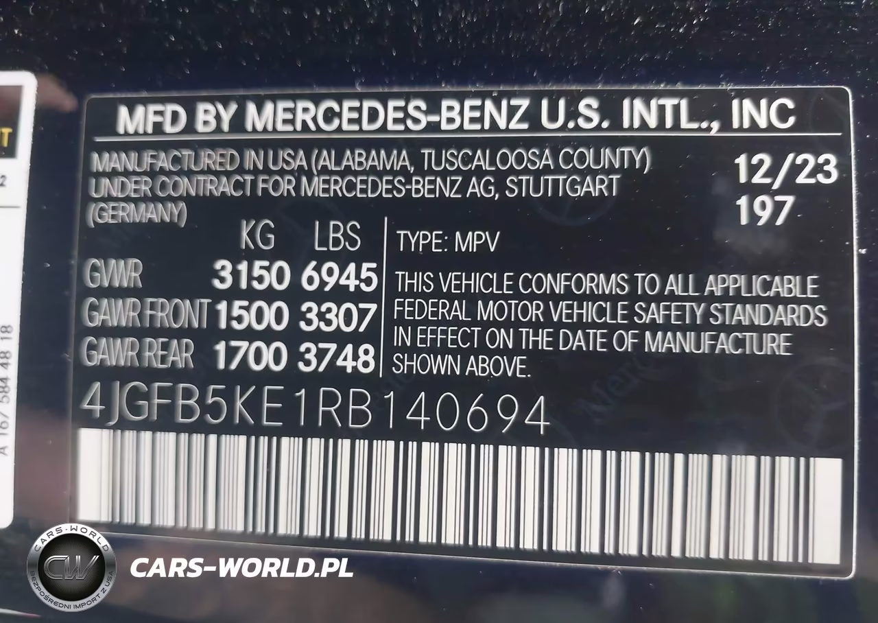 2024 Mercedes-Benz Gle 450 4Matic VIN:4JGFB5KE1RB140694 - 9