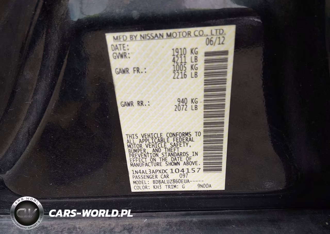 2013 Nissan Altima 2.5 Sv VIN:1N4AL3APXDC104157 - 9