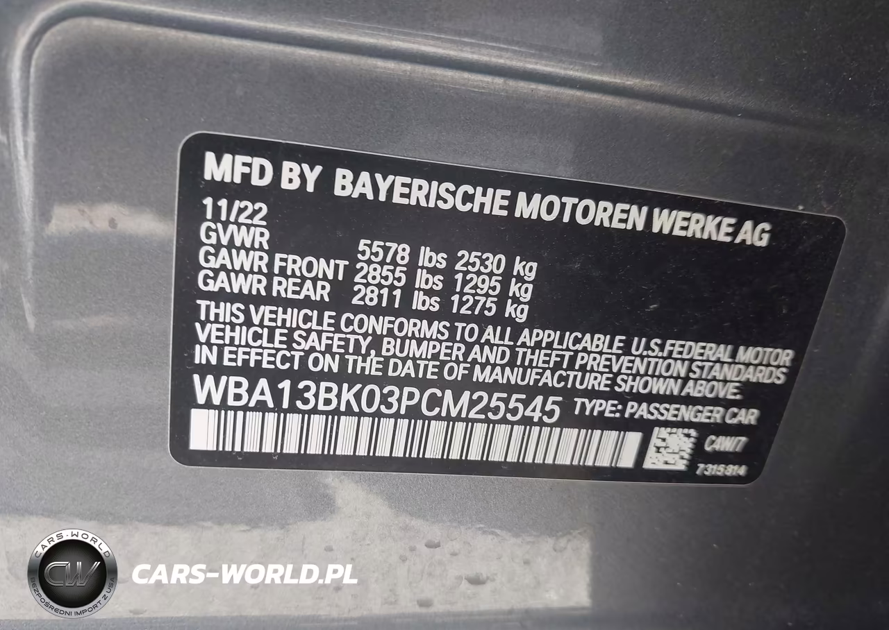 2023 BMW M550 I xDrive VIN:WBA13BK03PCM25545 - 9