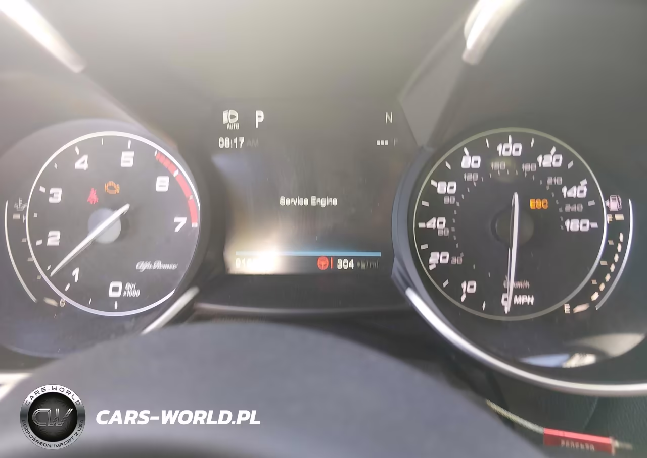 2017 Alfa Romeo Giulia Rwd VIN:ZARFAEBN6H7553869 - 7