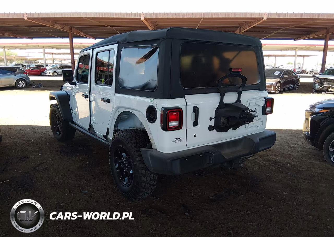 2021 Jeep Wrangler Unlimited Willys Sport 4X4 VIN:1C4HJXDN7MW817340 - 3