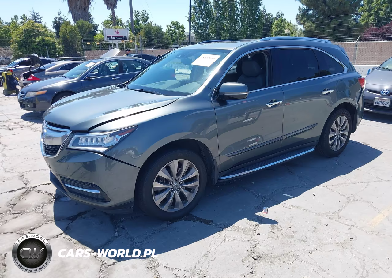 2014 Acura Mdx Technology Package VIN:5FRYD4H47EB015480 - 2