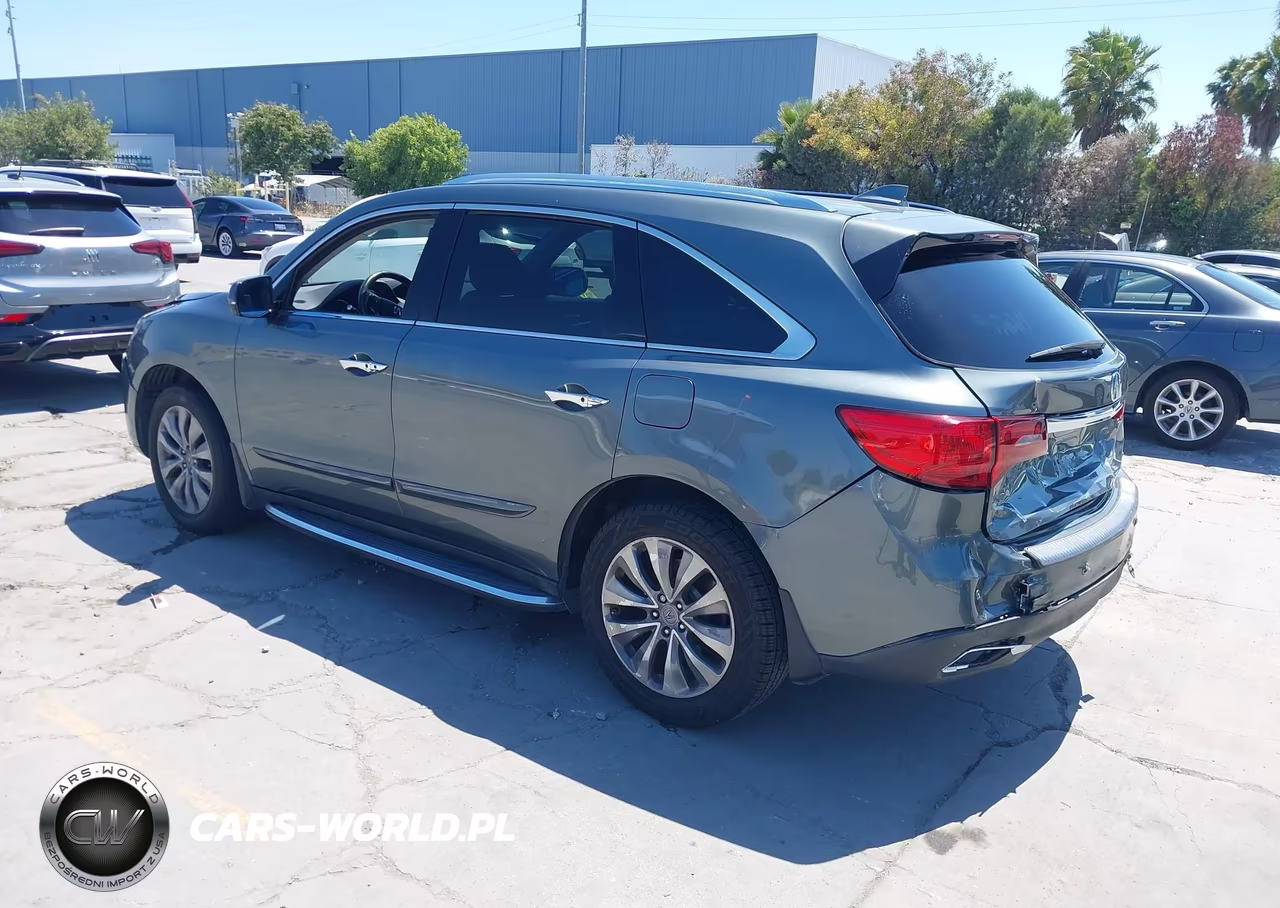 2014 Acura Mdx Technology Package VIN:5FRYD4H47EB015480 - 3