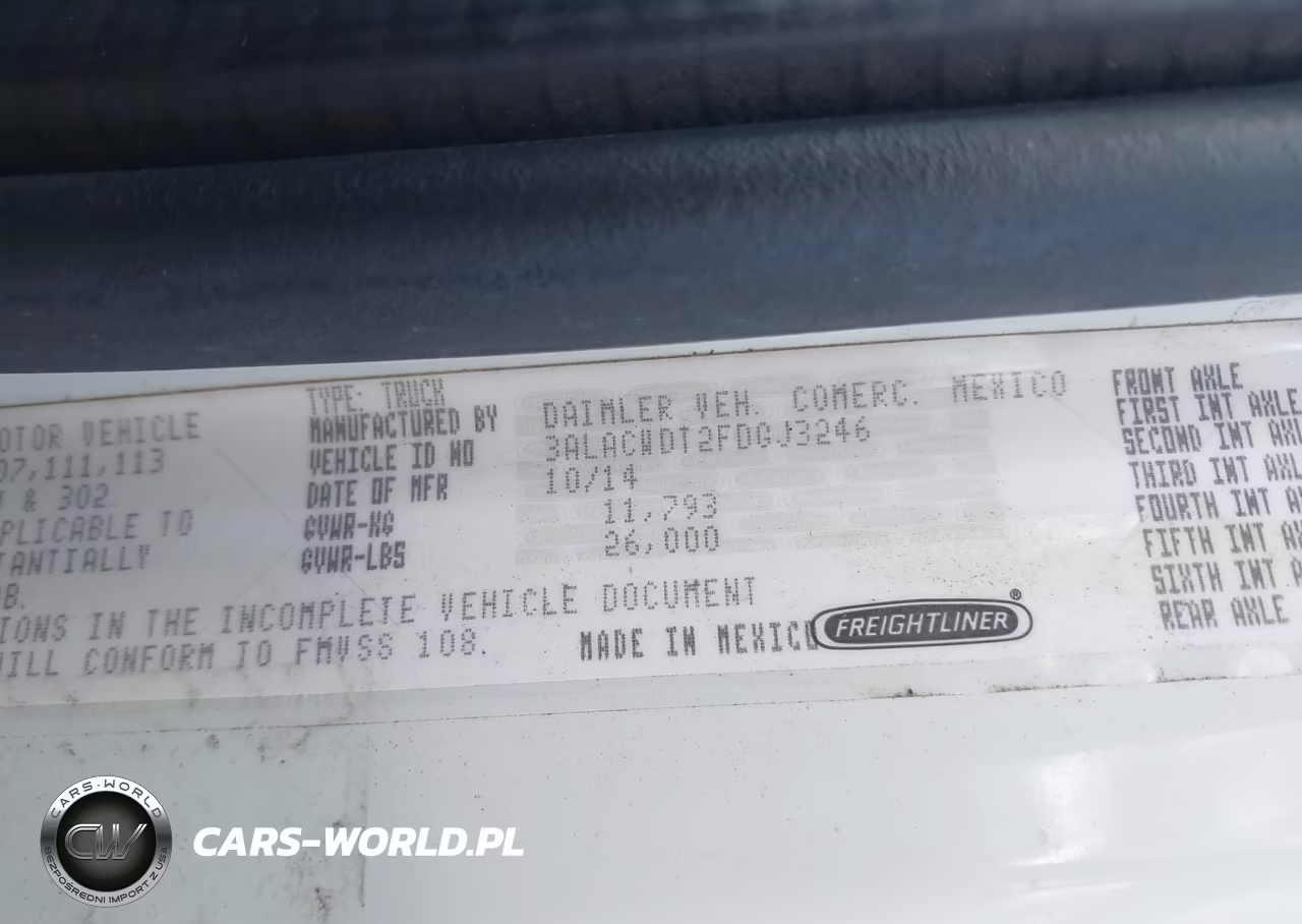 2015 Freightliner M2 106 Medium Duty VIN:3ALACWDT2FDGJ3246 - 8