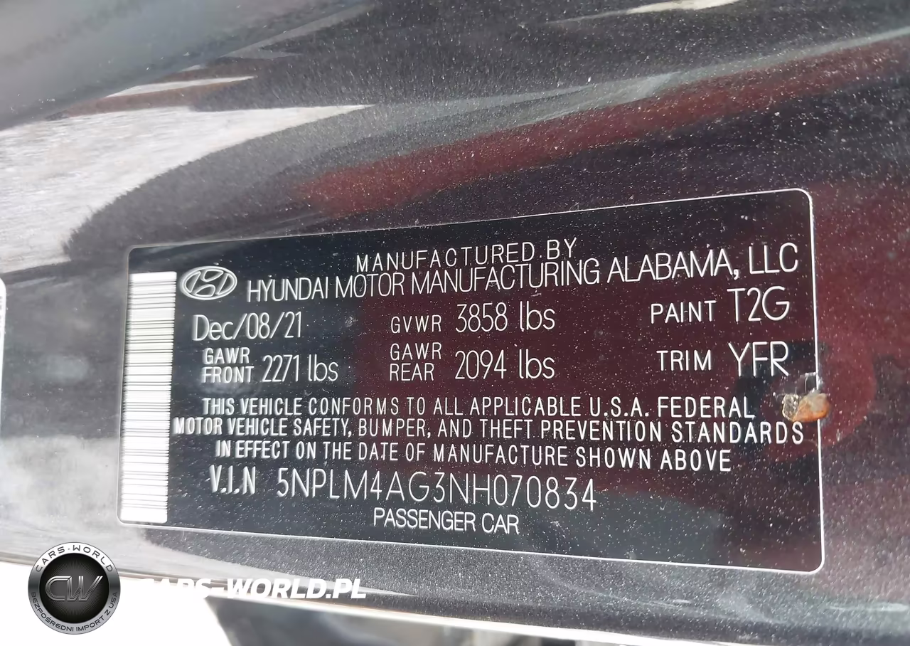 2022 Hyundai Elantra Sel VIN:5NPLM4AG3NH070834 - 9