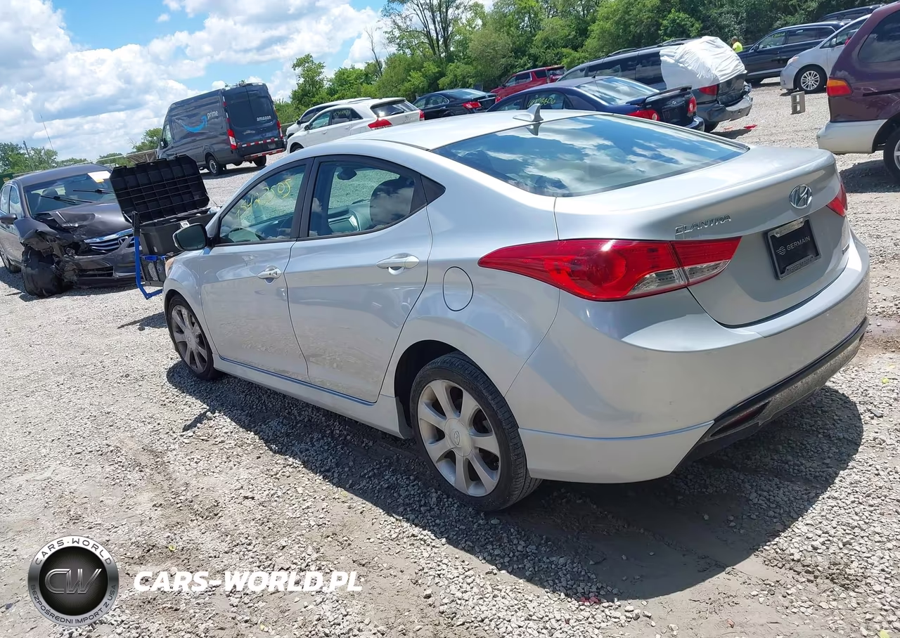 2013 Hyundai Elantra Limited VIN:5NPDH4AEXDH263620 - 3