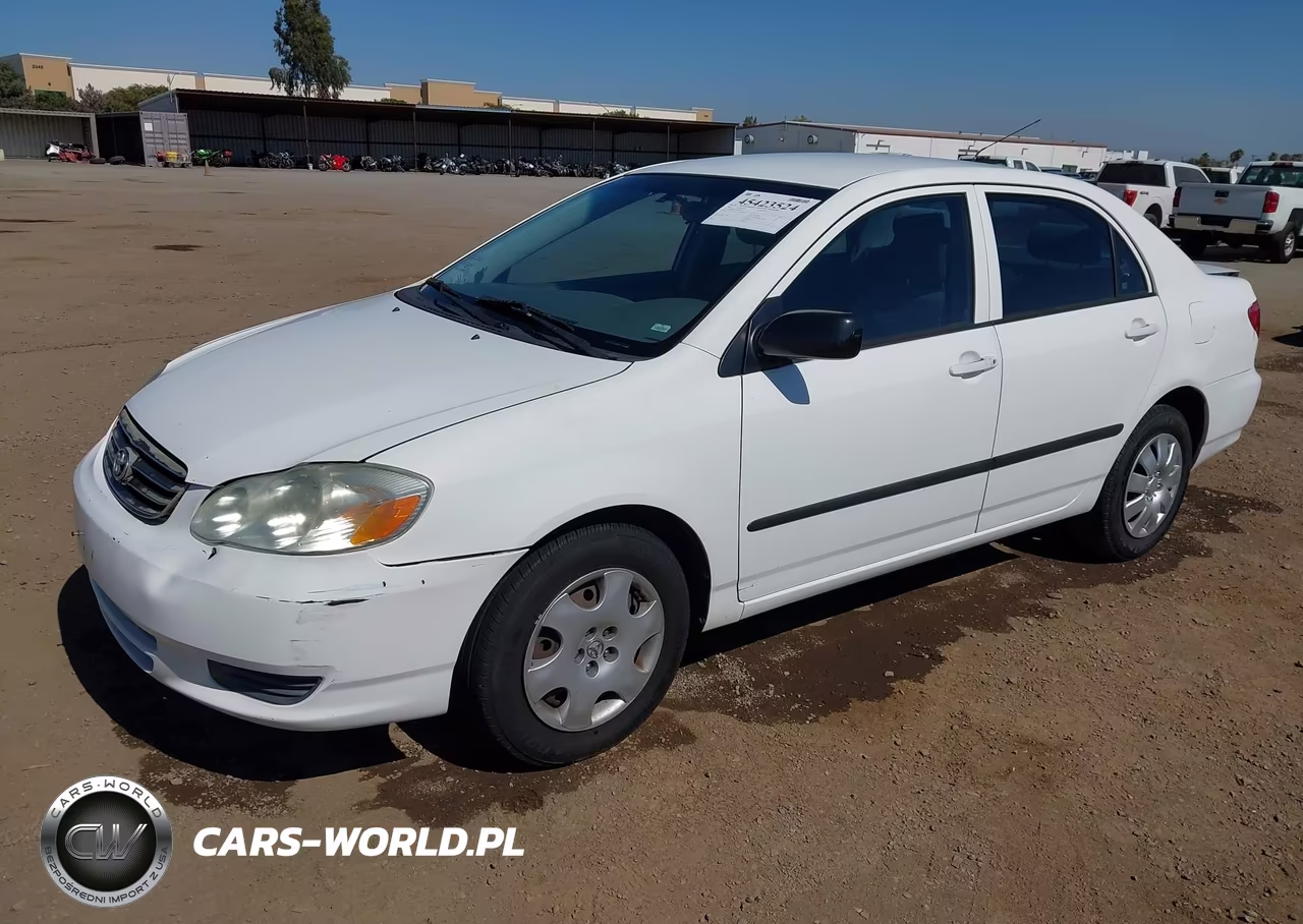 2003 Toyota Corolla Ce VIN:JTDBR32E730004477 - 2