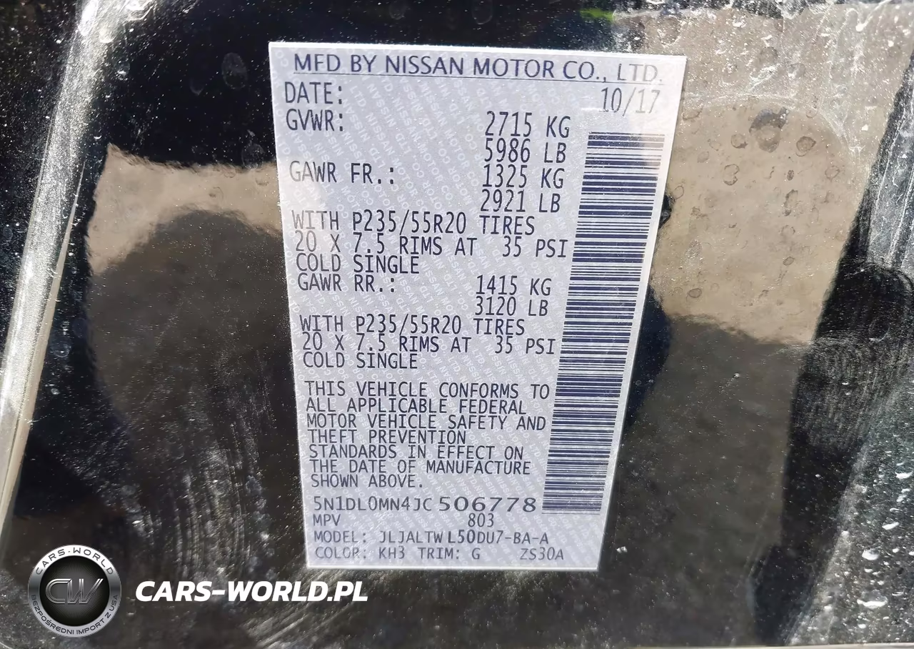 2018 Infiniti Qx60 VIN:5N1DL0MN4JC506778 - 9