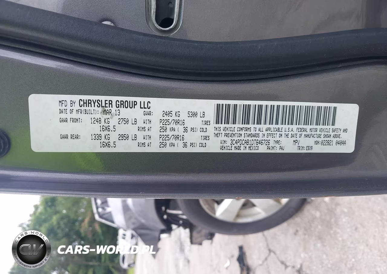 2013 Dodge Journey American Value Pkg VIN:3C4PDCAB1DT646726 - 9