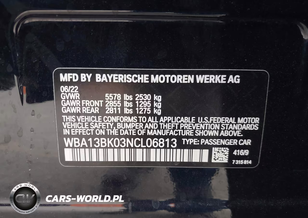 2022 BMW M550 I xDrive VIN:WBA13BK03NCL06813 - 9