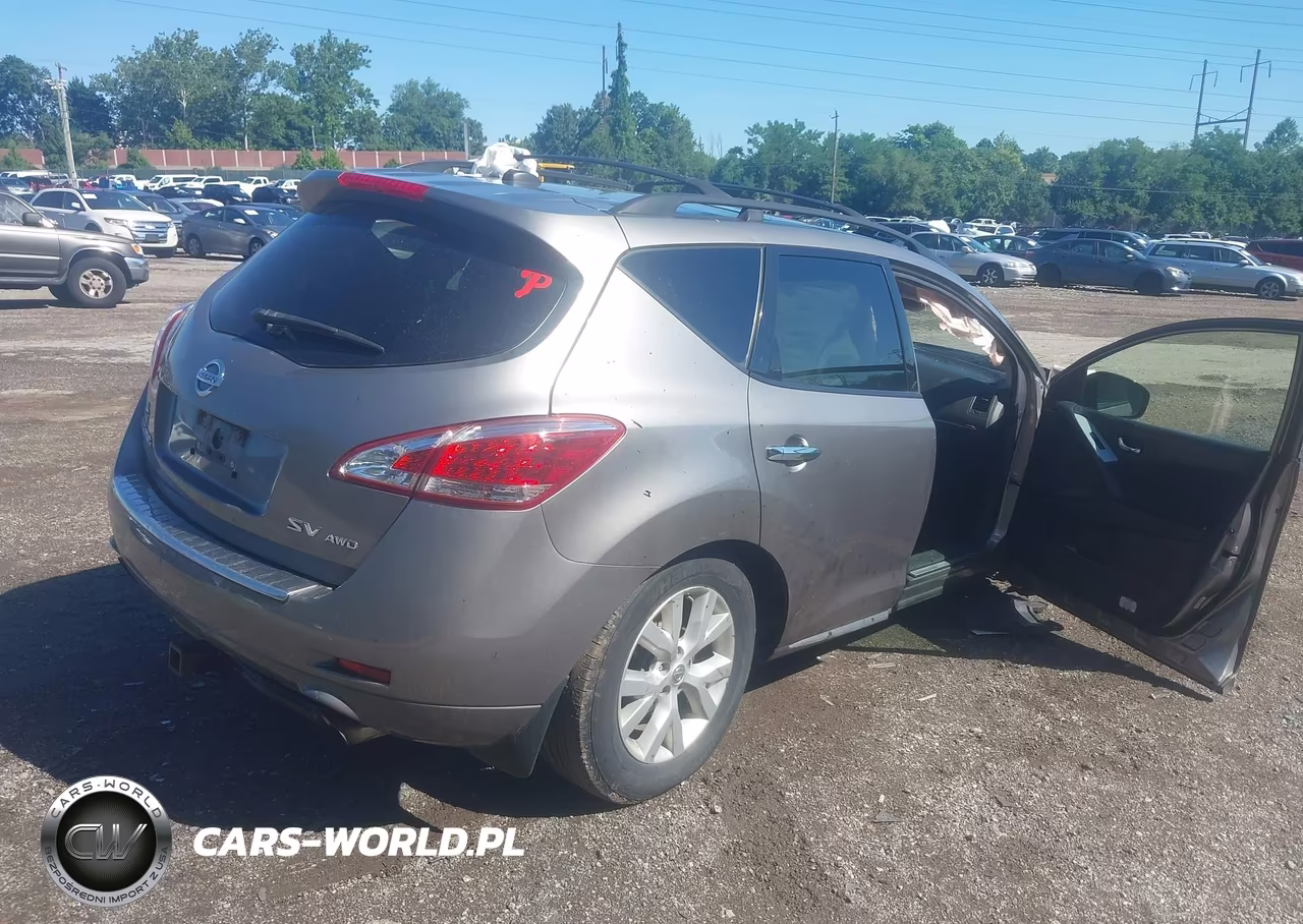 2011 Nissan Murano Sv VIN:JN8AZ1MW6BW187117 - 4