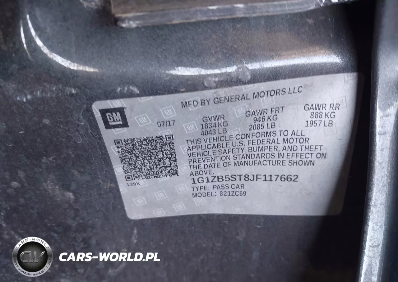2018 Chevrolet Malibu 1Ls VIN:1G1ZB5ST8JF117662 - 9
