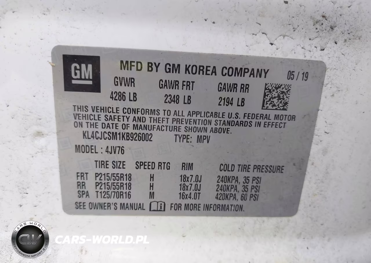 2019 Buick Encore Fwd Essence VIN:KL4CJCSM1KB926002 - 9