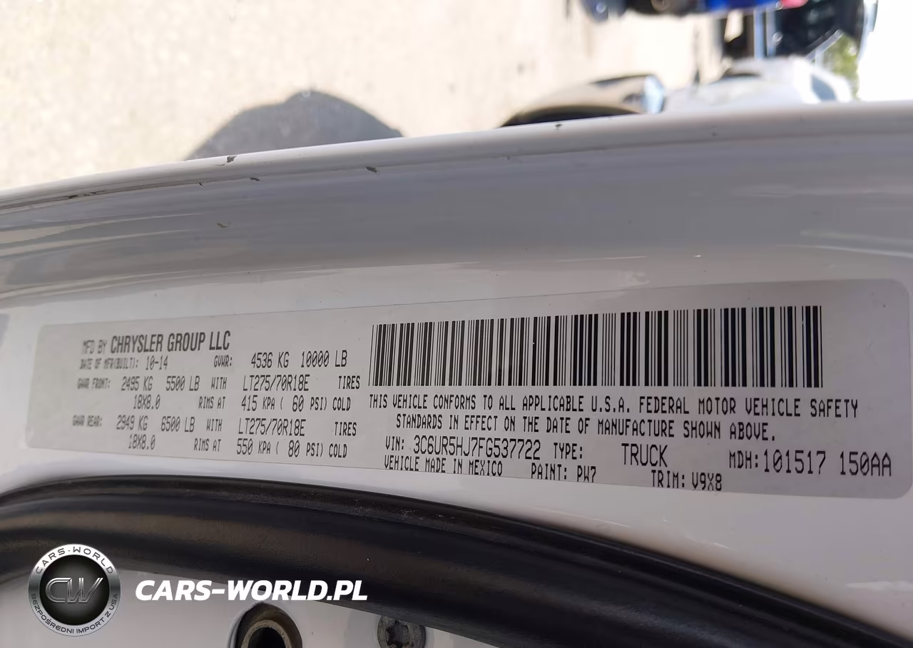 2015 Ram 2500 Tradesman VIN:3C6UR5HJ7FG537722 - 9