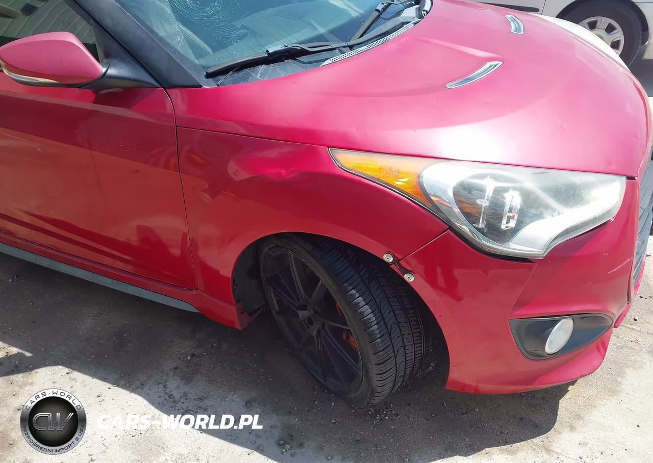 2014 Hyundai Veloster Turbo W-Black VIN:KMHTC6AE9EU206916 - 14