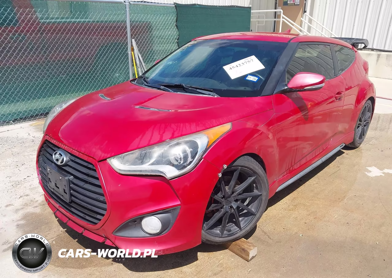 2014 Hyundai Veloster Turbo W-Black VIN:KMHTC6AE9EU206916 - 2