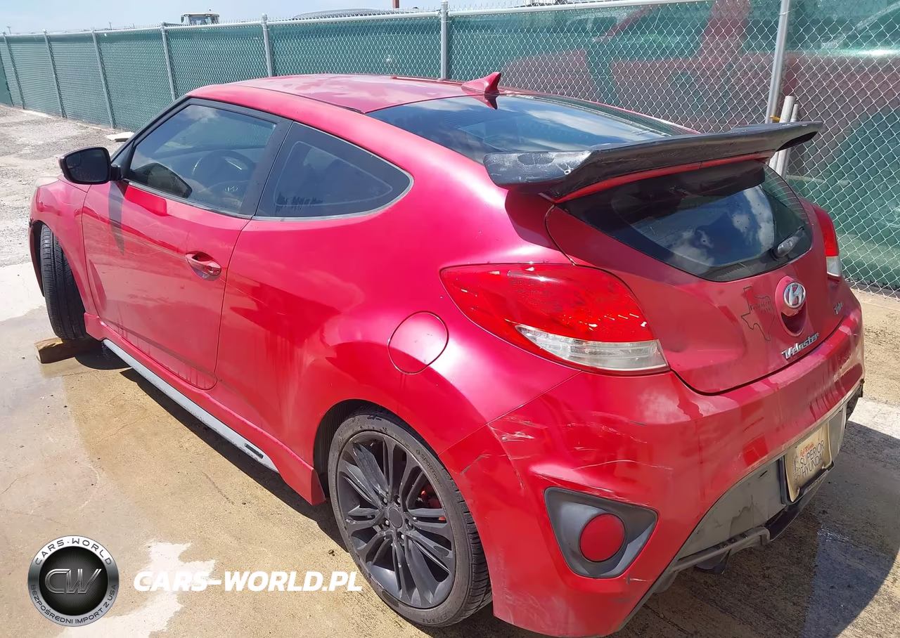 2014 Hyundai Veloster Turbo W-Black VIN:KMHTC6AE9EU206916 - 3