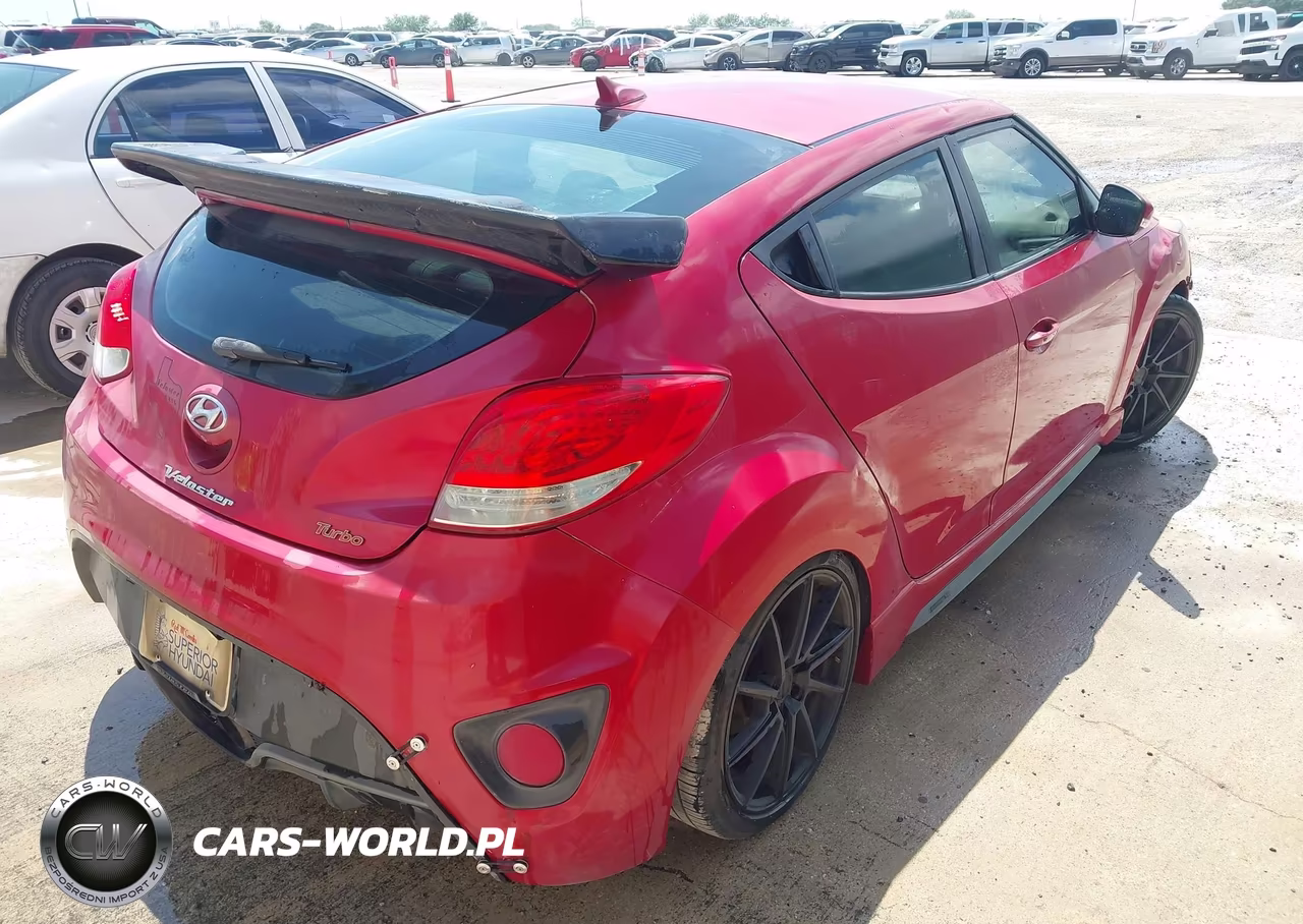 2014 Hyundai Veloster Turbo W-Black VIN:KMHTC6AE9EU206916 - 4