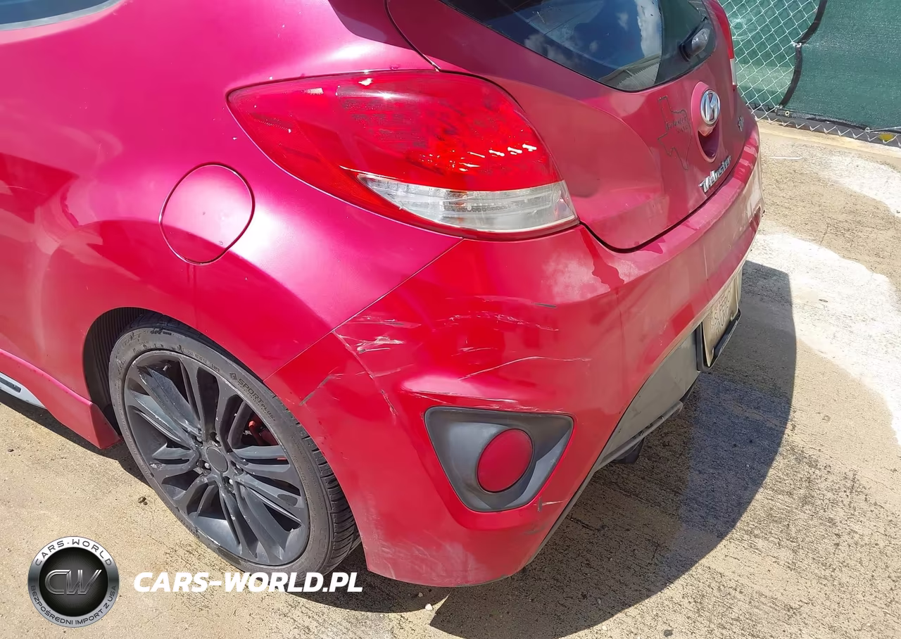 2014 Hyundai Veloster Turbo W-Black VIN:KMHTC6AE9EU206916 - 6