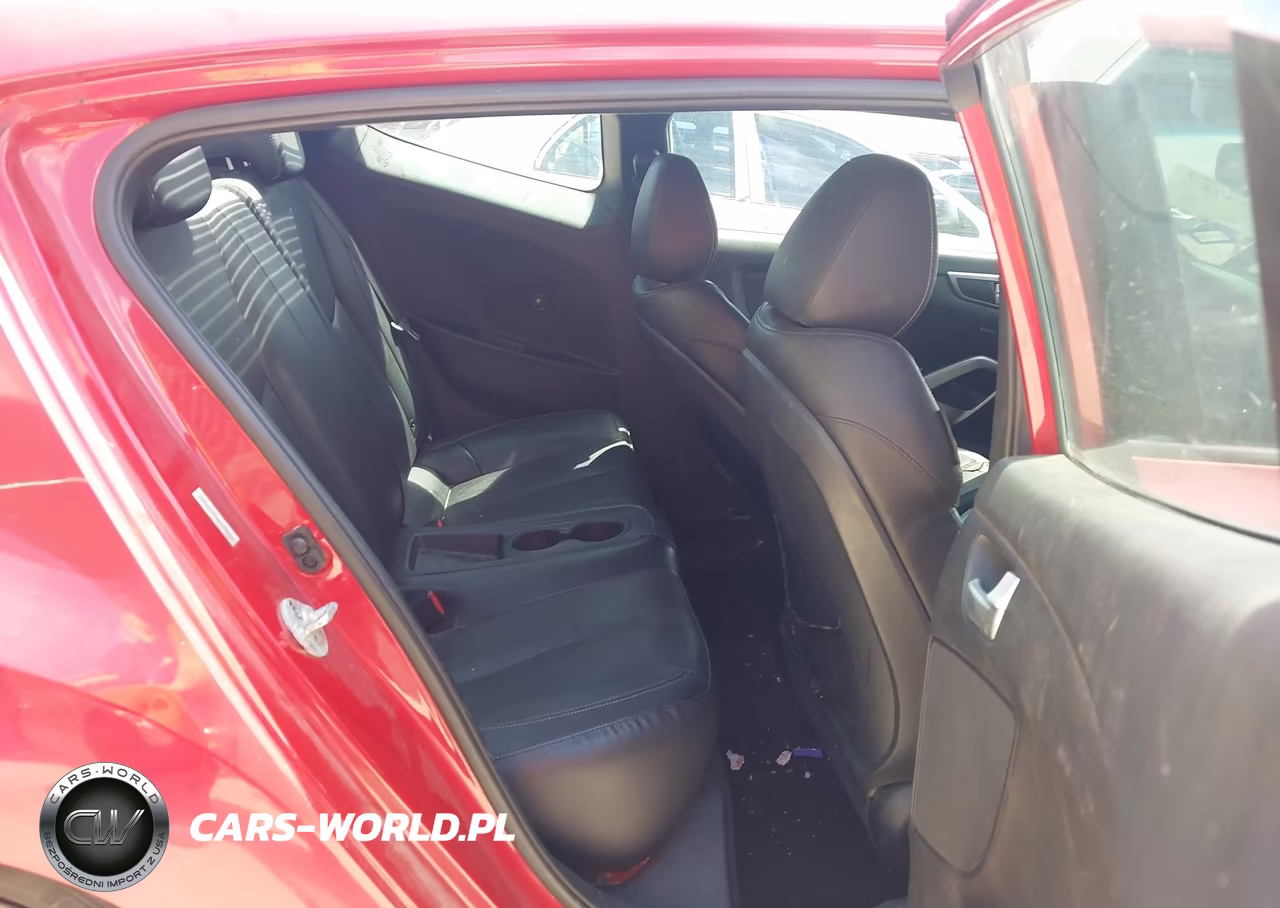 2014 Hyundai Veloster Turbo W-Black VIN:KMHTC6AE9EU206916 - 8