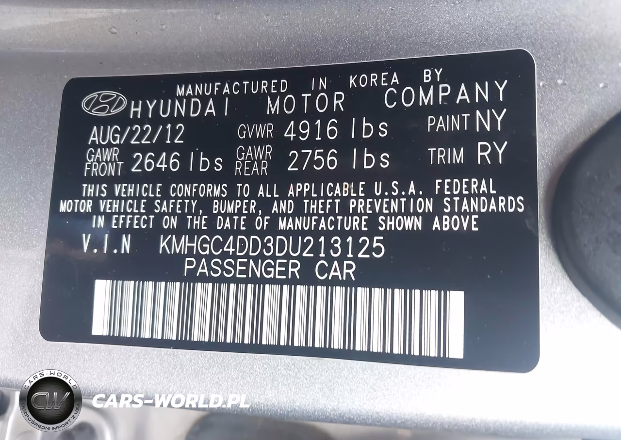 2013 Hyundai Genesis 3.8 VIN:KMHGC4DD3DU213125 - 9