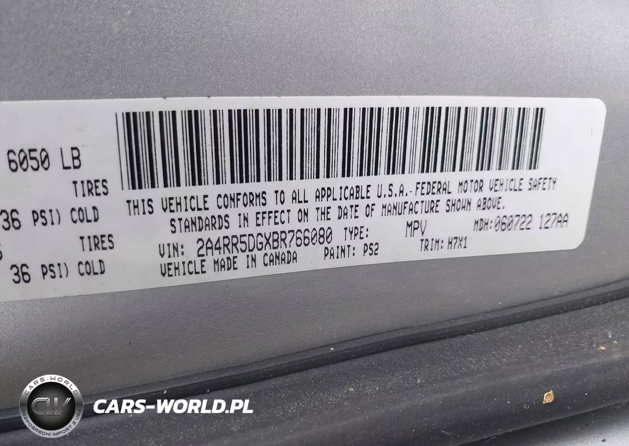 2011 Chrysler Town & Country Touring VIN:2A4RR5DGXBR766080 - 9