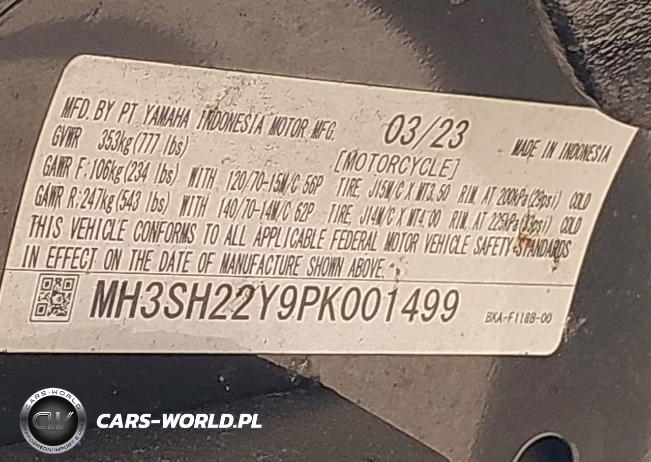 2023 Yamaha Czd300 A VIN:MH3SH22Y9PK001499 - 10