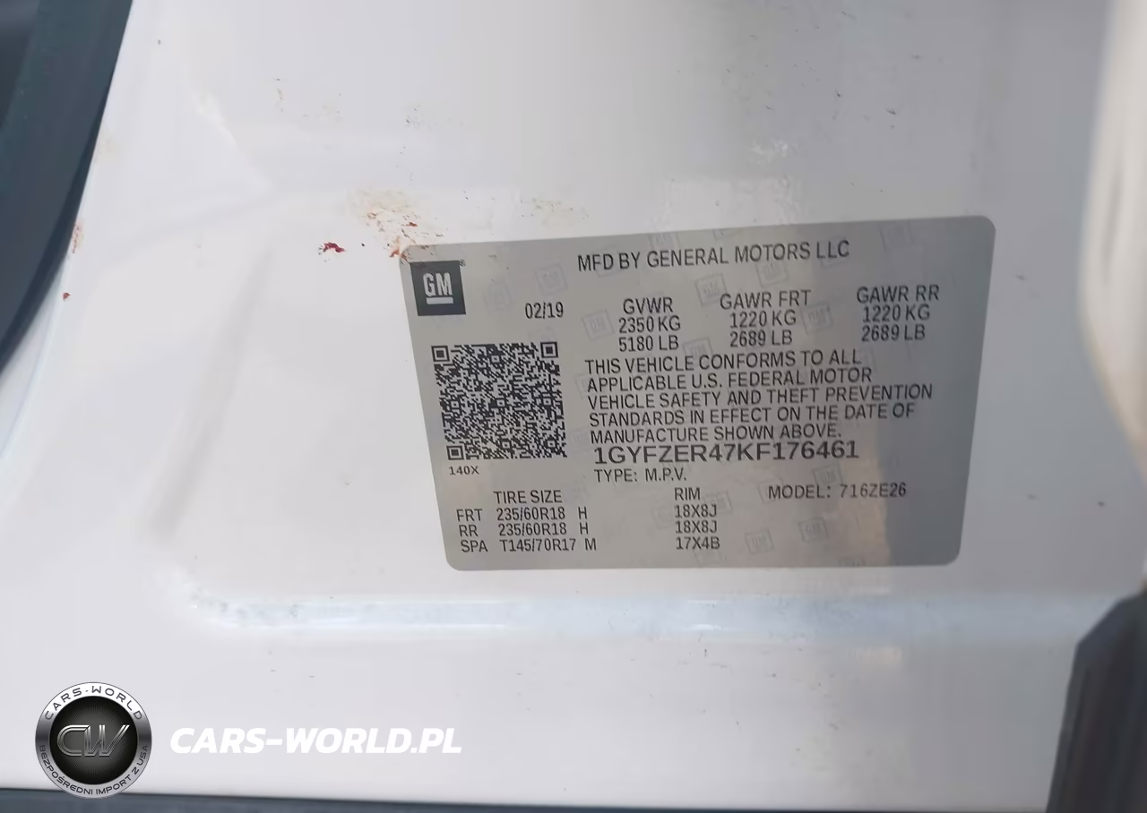 2019 Cadillac Xt4 Sport VIN:1GYFZER47KF176461 - 9