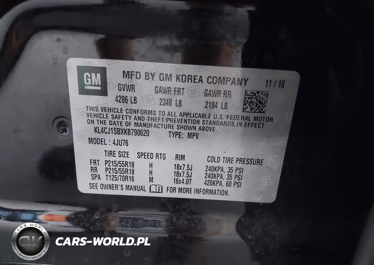 2019 Buick Encore Fwd Sport Touring VIN:KL4CJ1SBXKB790620 - 9