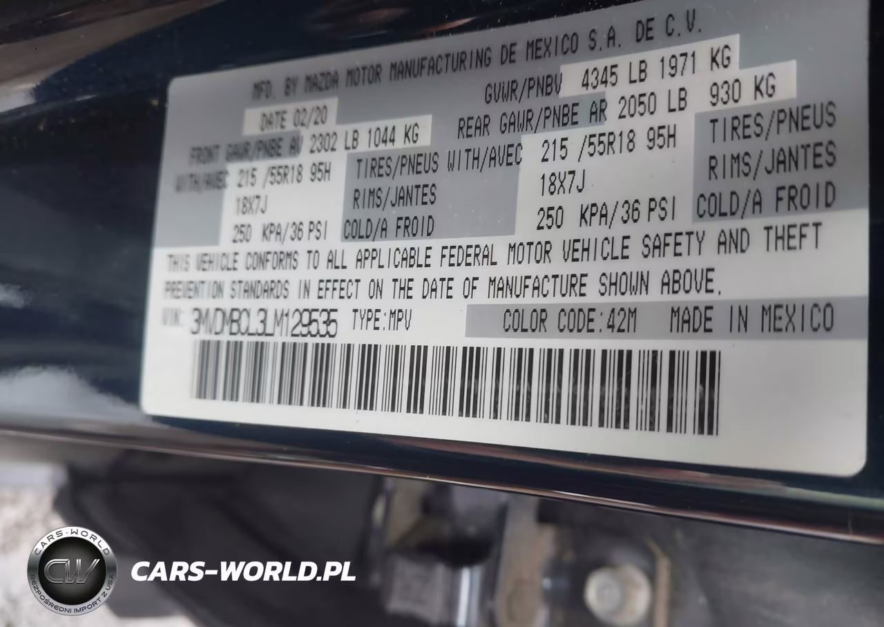 2020 Mazda Cx-30 Select Package VIN:3MVDMBCL3LM129535 - 9