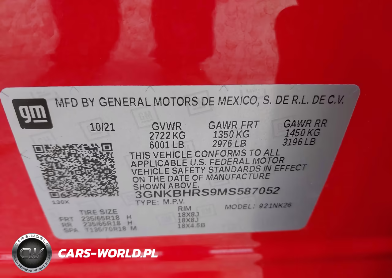 2021 Chevrolet Blazer Awd 2Lt VIN:3GNKBHRS9MS587052 - 9