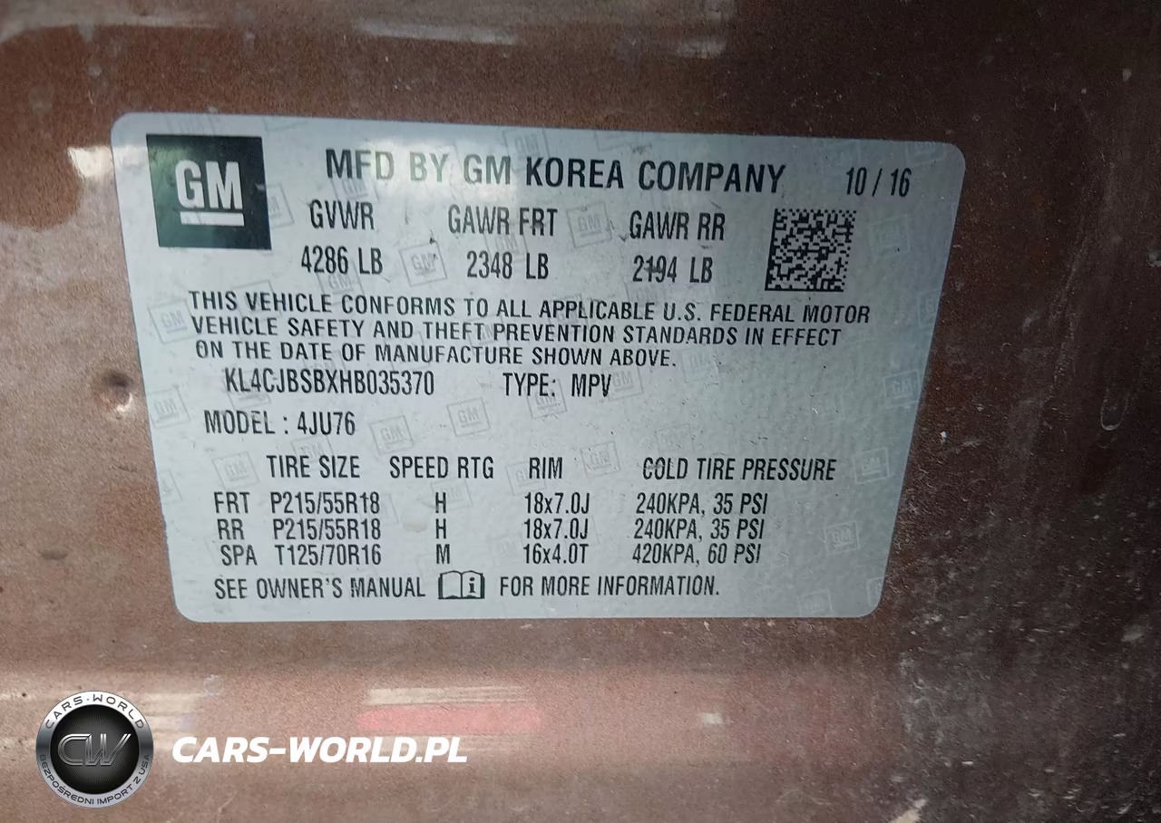 2017 Buick Encore Preferred Ii VIN:KL4CJBSBXHB035370 - 9