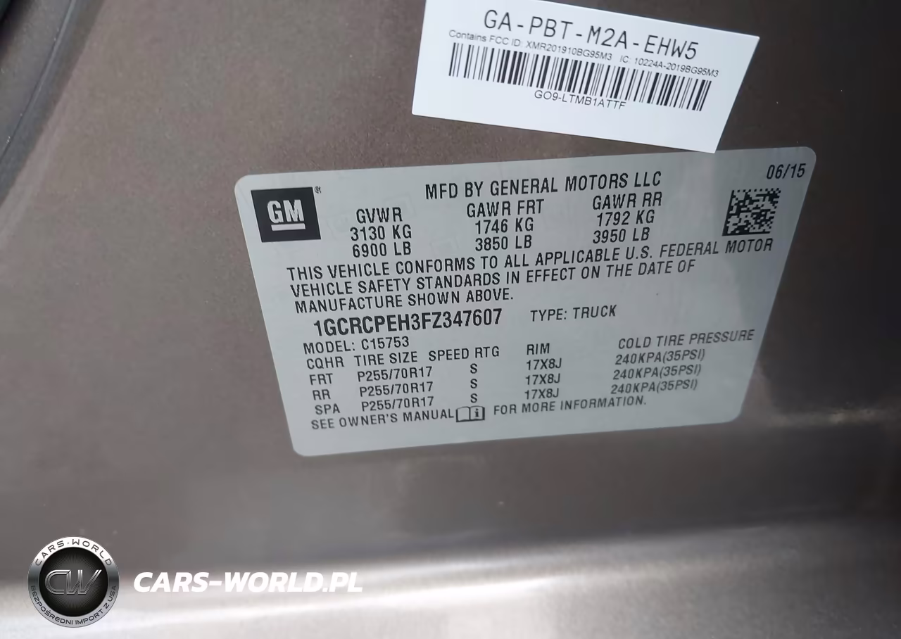 2015 Chevrolet Silverado 1500 Work Truck VIN:1GCRCPEH3FZ347607 - 9