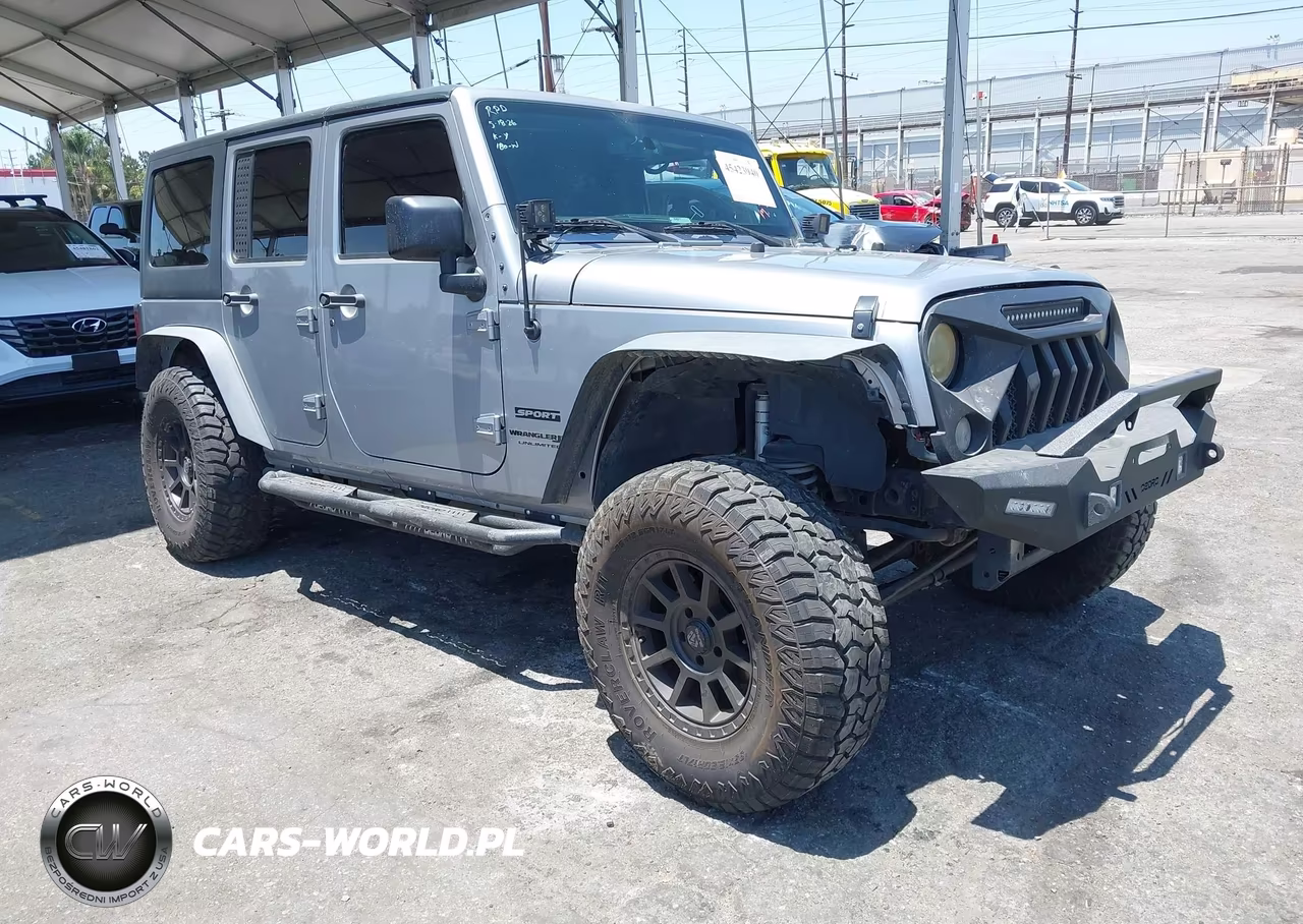 2018 Jeep Wrangler Jk Unlimited Sport S 4X4