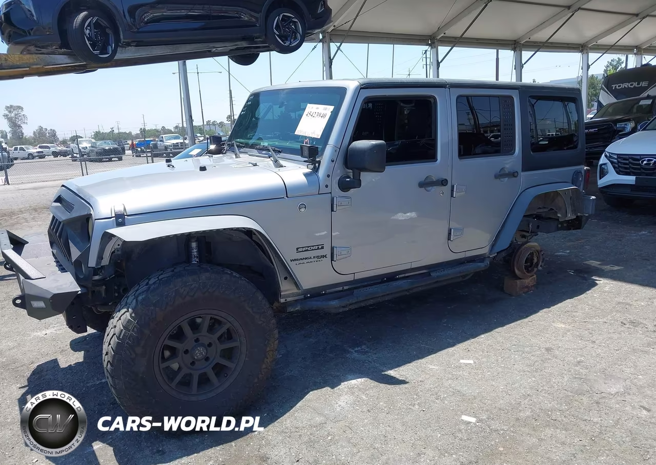 2018 Jeep Wrangler Jk Unlimited Sport S 4X4 VIN:1C4BJWDG1JL883154 - 2