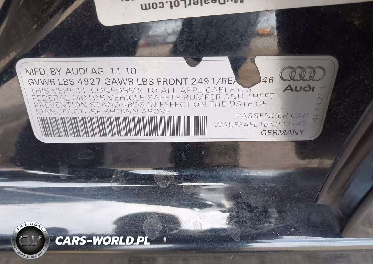 2011 Audi A4 2.0T Premium VIN:WAUFFAFL1BN032247 - 9
