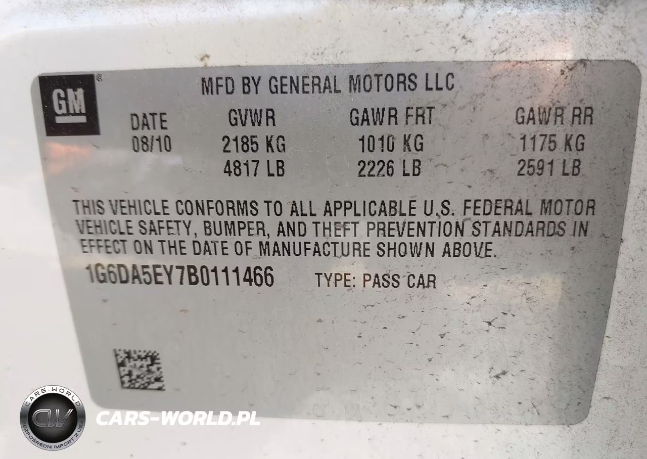 2011 Cadillac Cts VIN:1G6DA5EY7B0111466 - 9