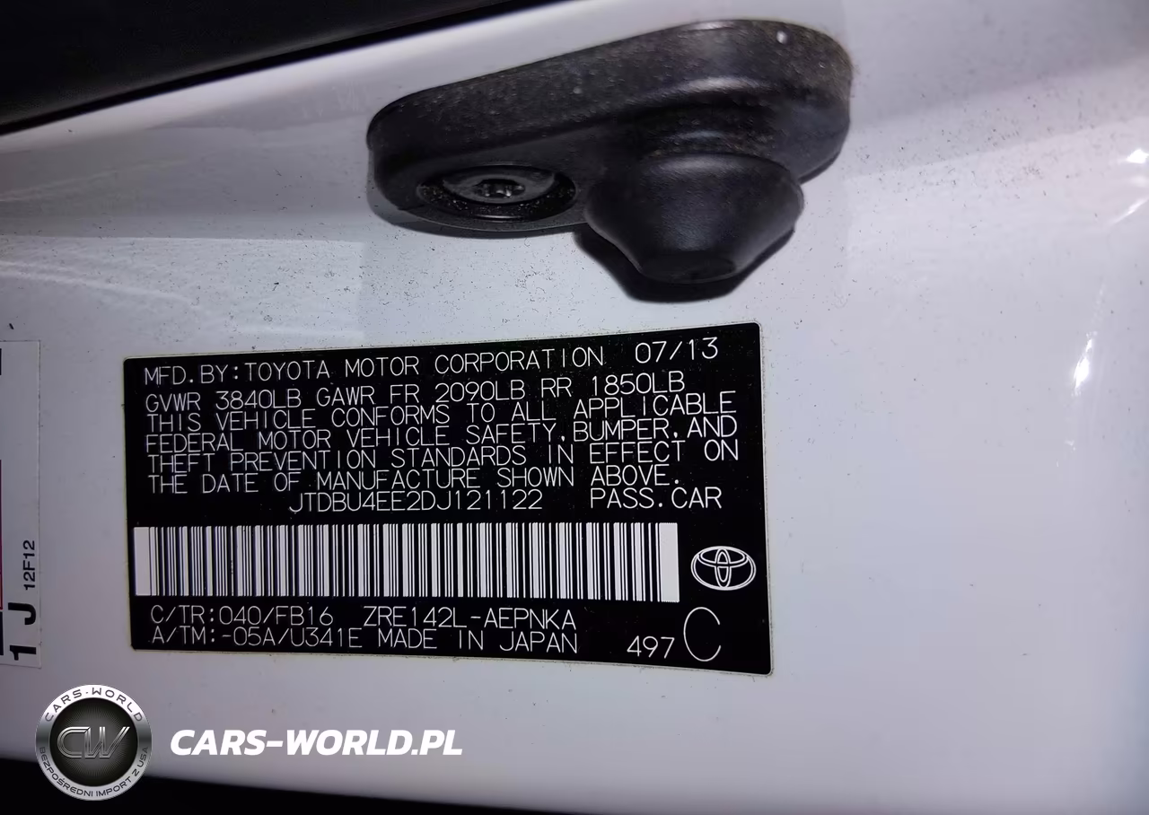 2013 Toyota Corolla Le VIN:JTDBU4EE2DJ121122 - 9
