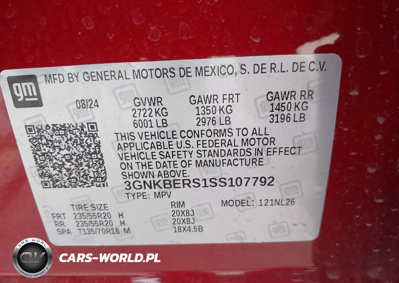 2025 Chevrolet Blazer Fwd Rs VIN:3GNKBERS1SS107792 - 9