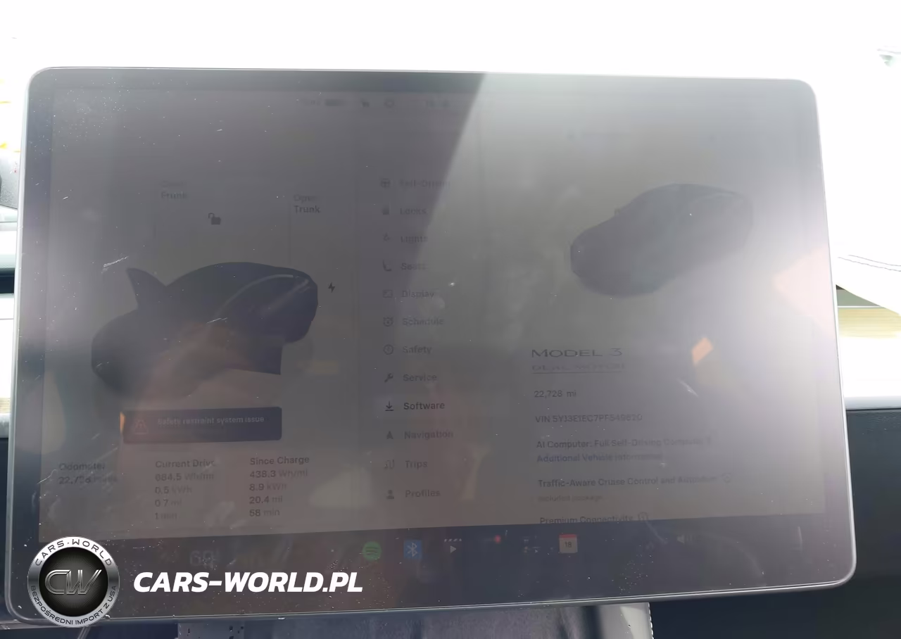 2023 Tesla Model 3 Performance Dual Motor All-Wheel Drive VIN:5YJ3E1EC7PF549620 - 7
