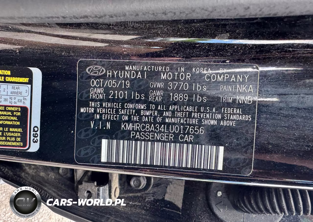 HYUNDAI VENUE SEL VIN:KMHRC8A34LU017656 - 9